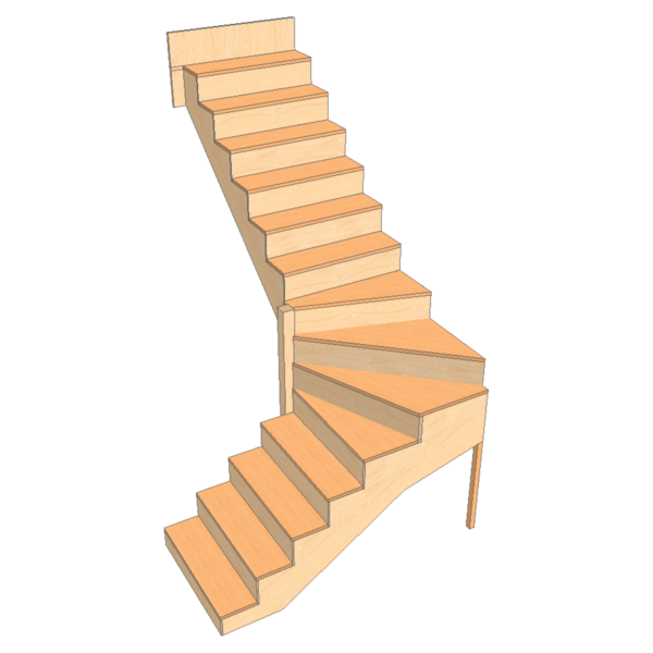 Фанерные лестницы Стандарт
